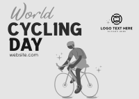 Cycling Day Postcard Image Preview