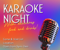 Karaoke Night Bar Facebook post Image Preview