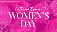 Botanical Women's Day Facebook Event Cover Design