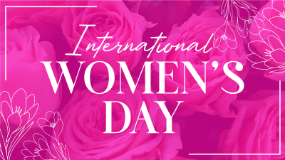 Botanical Women's Day Facebook event cover Image Preview