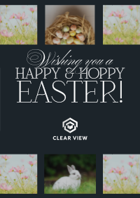 Rustic Easter Greeting Poster Image Preview