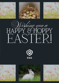 Rustic Easter Greeting Poster Image Preview