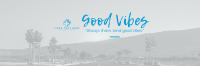 Send Good Vibes Twitter header (cover) Image Preview