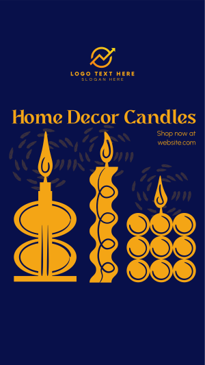 Home Decor Candles Instagram story Image Preview