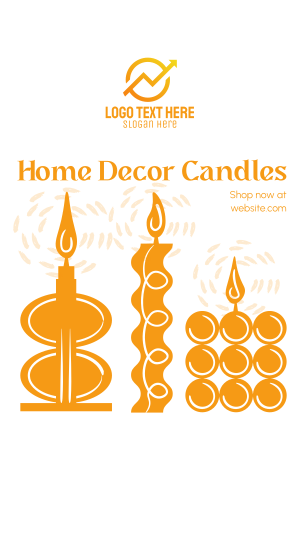 Home Decor Candles Instagram story