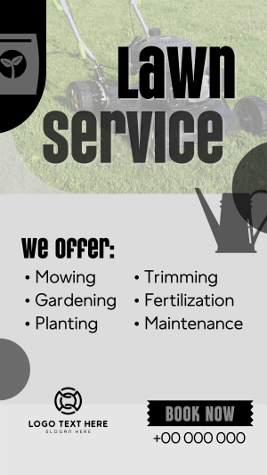 Lawn Care Professional Instagram story Image Preview