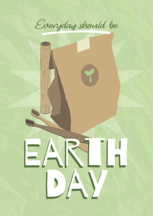 Everyday Earth Day Poster Image Preview