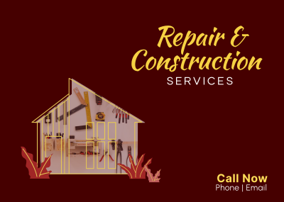 Home Repair Specialists Postcard Image Preview