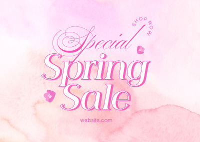 Special Spring Sale Postcard Image Preview
