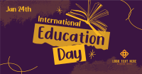 Education Day Awareness Facebook ad Image Preview