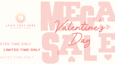 Valentine's Mega Sale Facebook event cover Image Preview