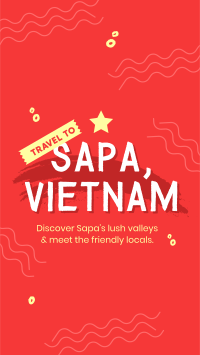 Travel to Vietnam Facebook Story Design