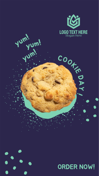 Cookie Crumbs Explosion Facebook story