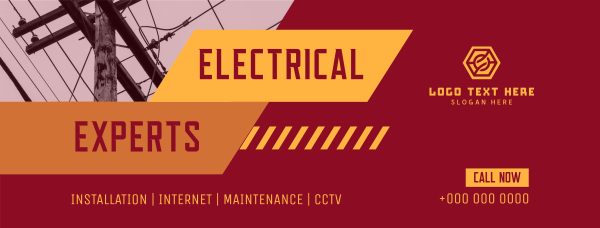 Electrical Experts Facebook Cover Design Image Preview