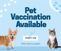 Pet Vaccination Facebook post Image Preview