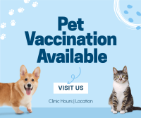 Pet Vaccination Facebook Post Image Preview