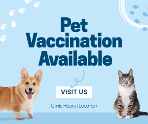 Pet Vaccination Facebook post Image Preview
