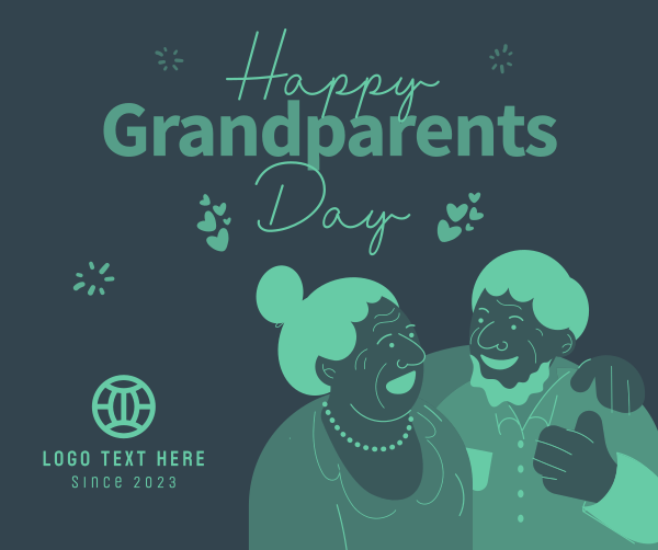 Happy Grandparents Day Facebook Post Design