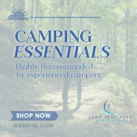 Mountain Hiking Camping Essentials Instagram post Image Preview