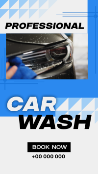 Professional Car Wash Services Instagram Story Design