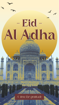 Eid Al Adha Temple Facebook Story Design