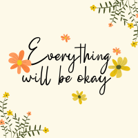 Everything will be okay Instagram Post Design