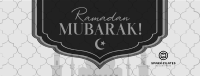 Ramadan Temple Greeting Facebook cover Image Preview