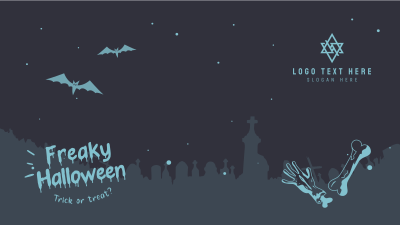 Freaky Halloween Zoom Background Image Preview