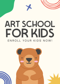 Art Class For Kids Flyer Design