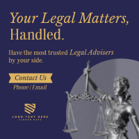 Legal Services Consultant Instagram Post Design