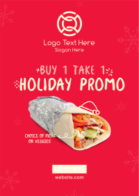 Shawarma Holiday Promo Favicon | BrandCrowd Favicon Maker