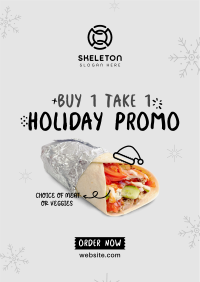 Shawarma Holiday Promo Flyer Image Preview
