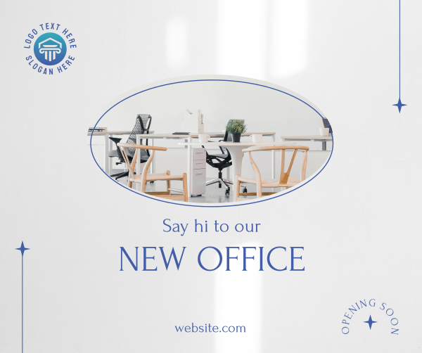 Our New Office Facebook Post Design Image Preview
