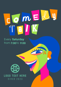 Comedy Talk Poster Image Preview