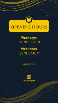 New Opening Hours Instagram Story Design