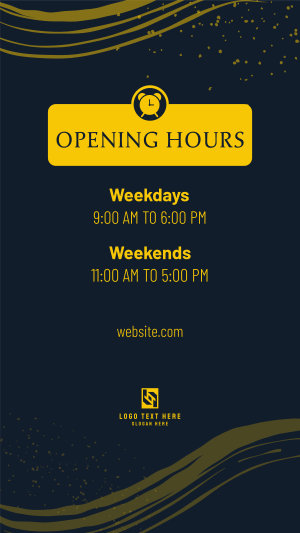 New Opening Hours Instagram story Image Preview