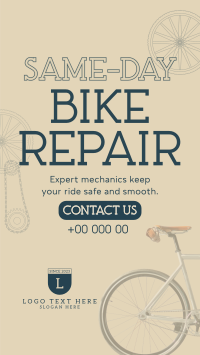 Bike Repair Shop Facebook story Image Preview