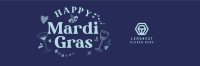 Mardi Gras Toast Twitter header (cover) Image Preview