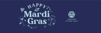 Mardi Gras Toast Twitter Header Image Preview