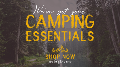 Camping Gear Essentials Facebook event cover Image Preview