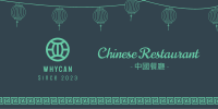 Chinese Restaurant Twitter post Image Preview