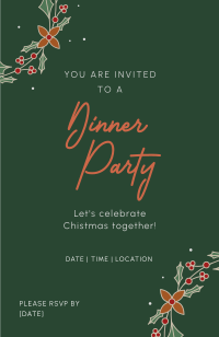 Christmas Decorations Invitation Image Preview