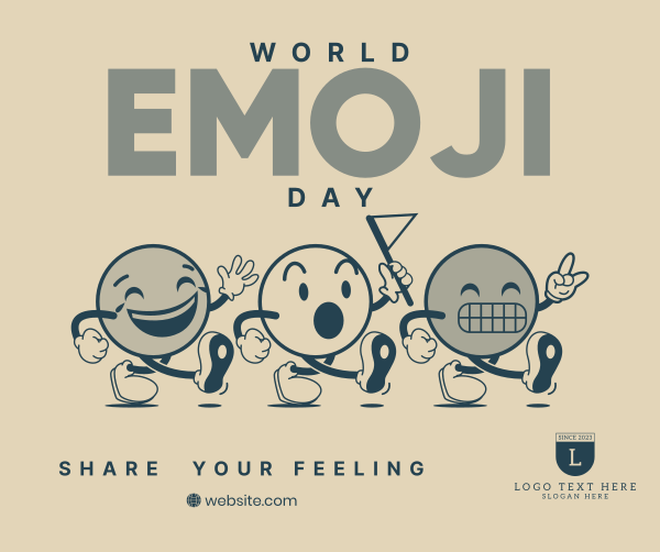 Fun Emoji's Facebook Post Design Image Preview
