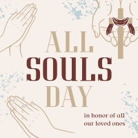 Prayer for Souls' Day Instagram Post Design