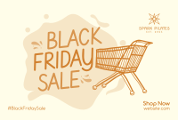 Black Friday Scribble Pinterest board cover Image Preview