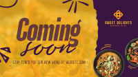 New Menu Coming Soon Facebook event cover Image Preview