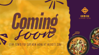 New Menu Coming Soon Facebook event cover Image Preview