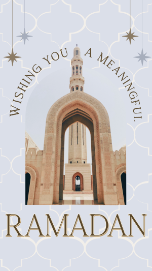 Greeting Ramadan Arch Instagram story Image Preview