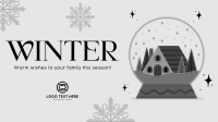 Winter Inside Globe Animation Preview