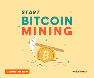 Start Crypto Mining Facebook post Image Preview